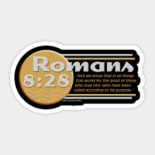 Romans 8:28 Sticker